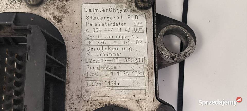 KOMPUTER SILNIKA ECU MERCDESBENZ AXOR 2528L osobowe Lipno