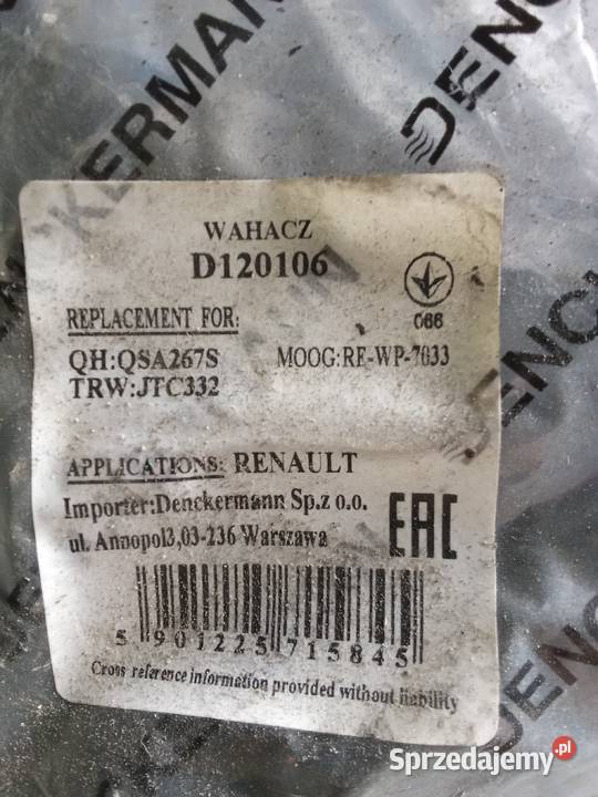 Wahacz megane scenic I Ostrów Wielkopolski