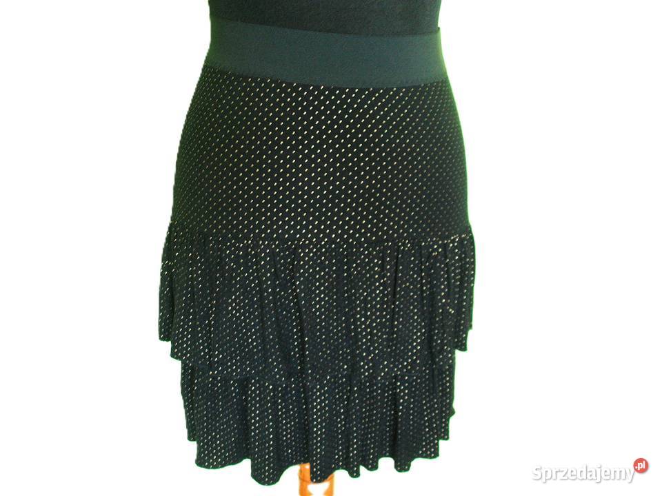 Spódnica mini dzianina 36 S pas 64 czarny Spódnice i sukienki Siedlce