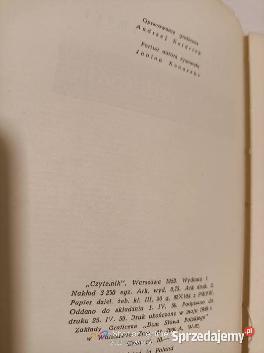 Słonimski książki Nowe wiersze unikat księgarnia Proza i poezja sprzedam