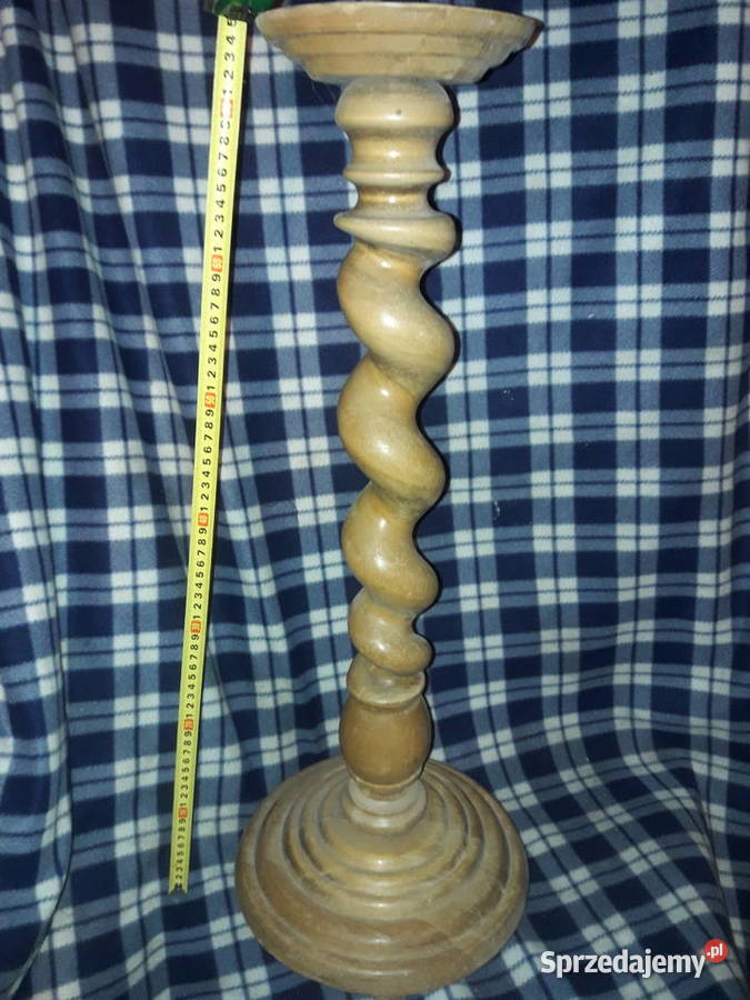 Świecznik drewniany Meble Szczecin sprzedam