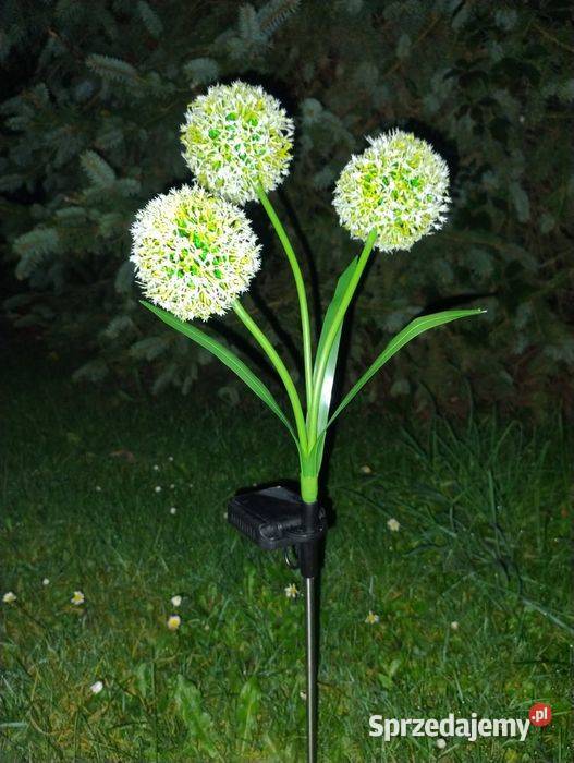 Nowe Lampki solarne LED dmuchawce kwiatki