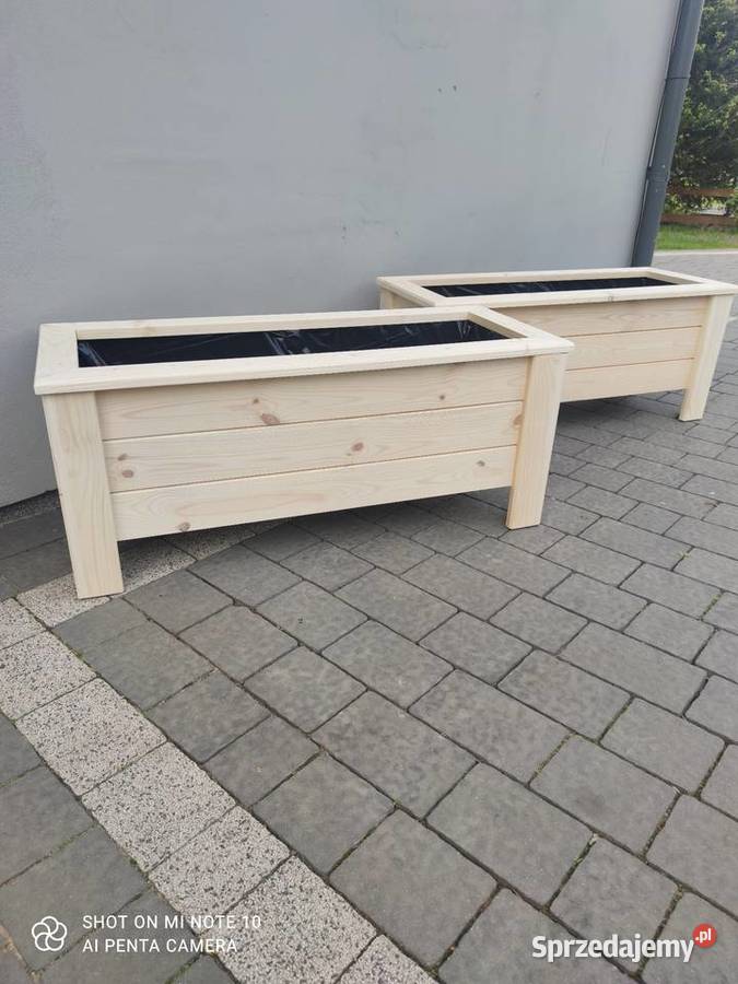 Donica drewniana ogrodowa łódzkie Szadek