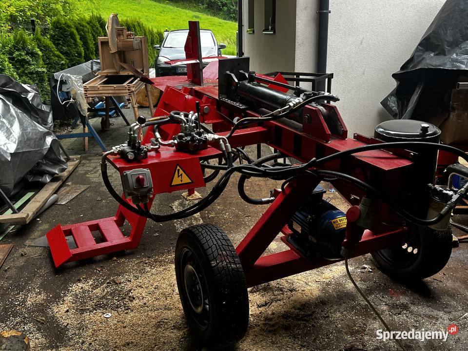 Łuparka hydrauliczna do drewna pozioma HODBUD nieuszkodzony Myślenice