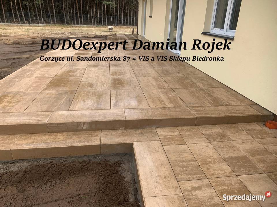 Gotowe betonowe STOPNIE SCHODOWE gładkie Architektura ogrodowa podkarpackie Gorzyce