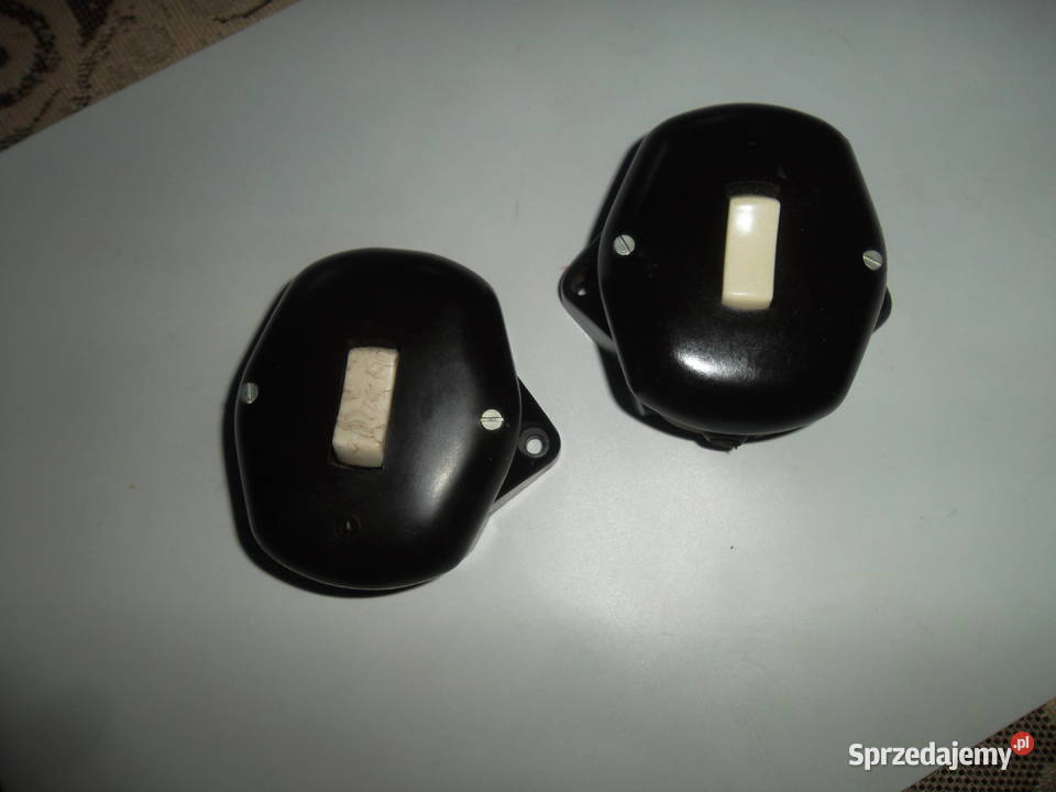 Stary bakelit wyłącznik schodowyloftróżne Wałbrzych