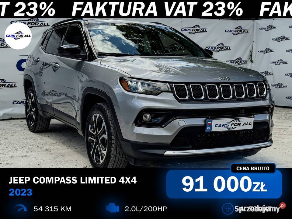 Jeep Compass Limited 4x4 20 Turbo 200 Rzeszów