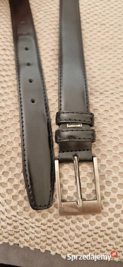 pasek męski czarny skóra Laconga 104 Dla mężczyzn Kraków