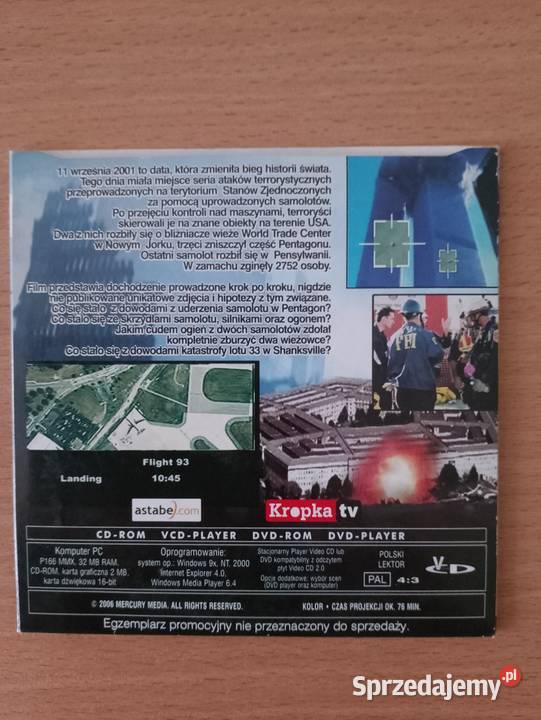 11 WRZEŚNIA Niewygodne Fakty nowe hipotezy film 1 płyta wielkopolskie Poznań