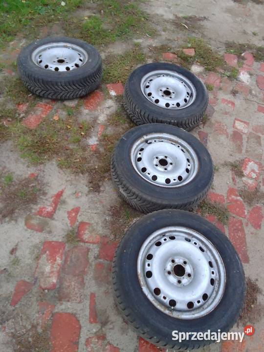 Opony zimowe z felgami 19565 R15 rozstaw 5x100 Skarszewy