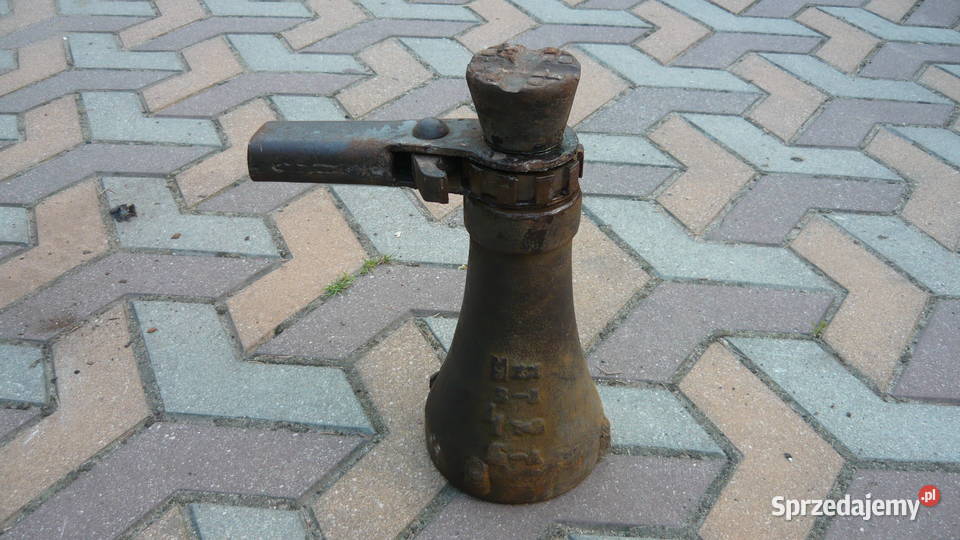 Podnośnik śrubowy lewarek stary