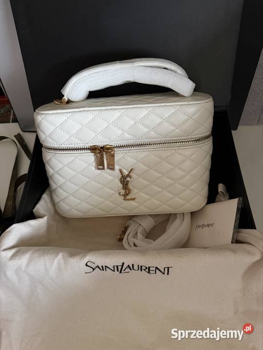 Premium Torebka kuferek Saint Laurent Gaby skóra