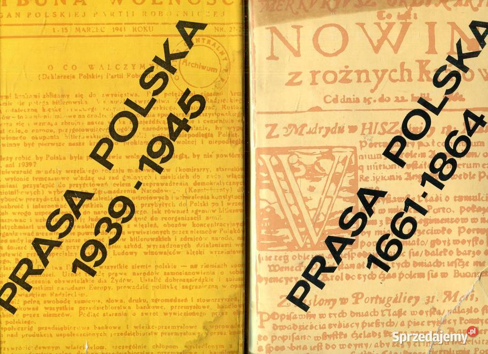 Prasa polska 16611864 Prasa polska 19391945 Szczecin sprzedam