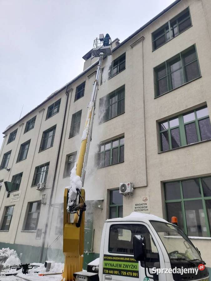 Wynajem Zwżka 23m podnośnik pająk białe Skawina