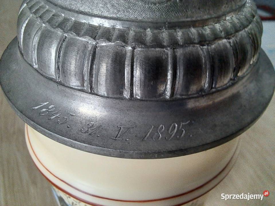 Stary Ceramiczny Kufel do Piwa pół litrowy z Radom sprzedam