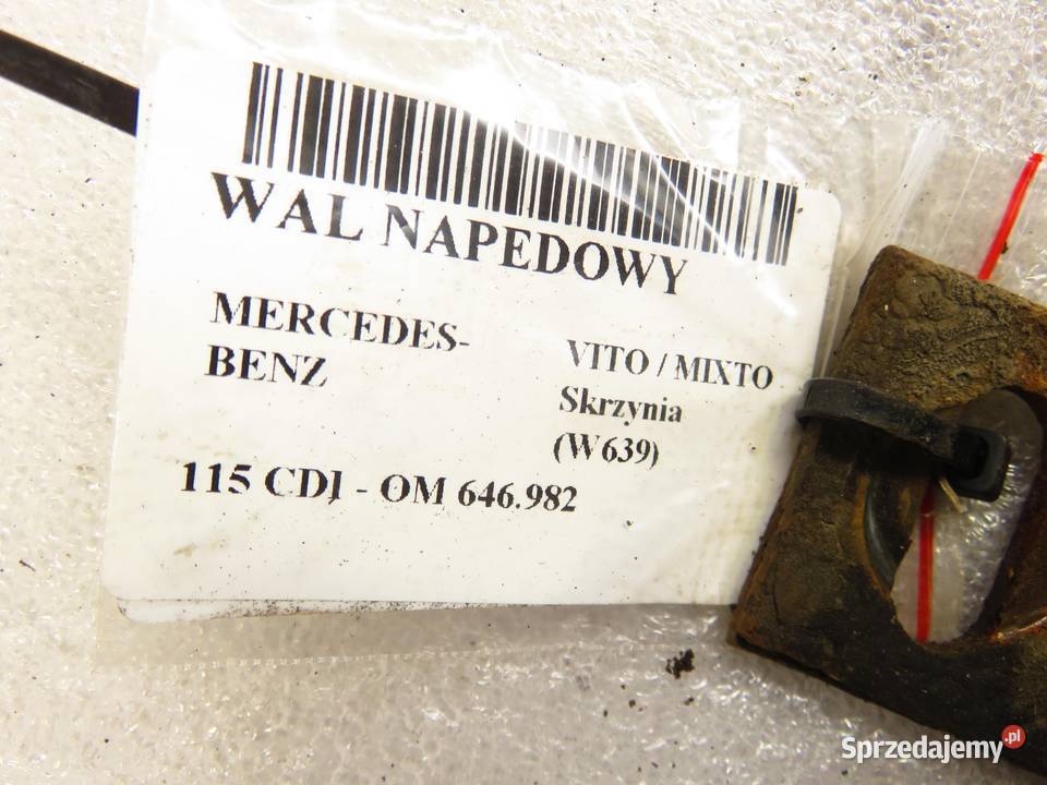 WAŁ NAPĘDOWY MERCEDES VITO 639 22 CDI małopolskie