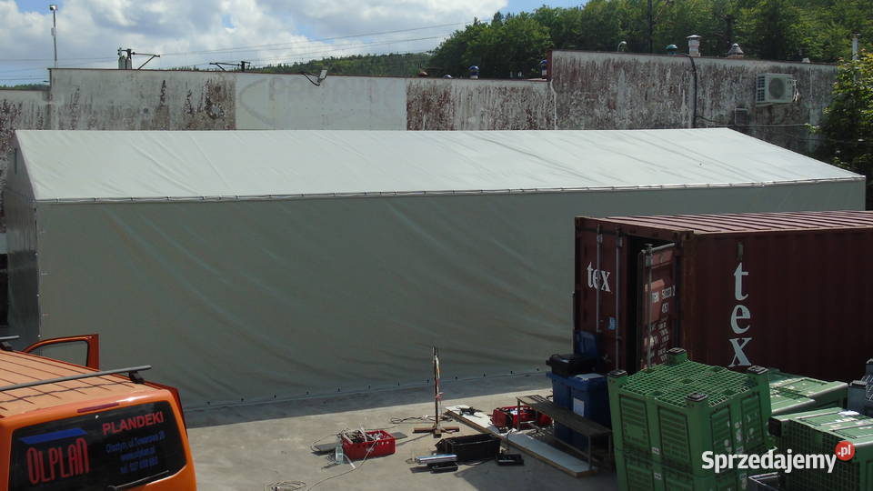 Namiot magazynowy PVC 680 gm hala stalowa Olsztyn