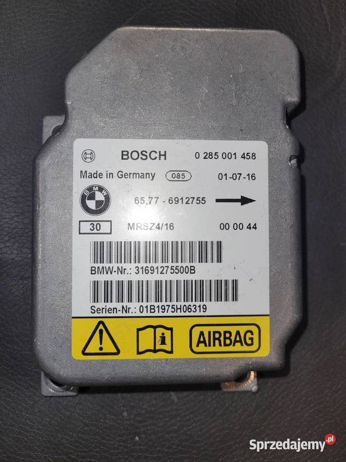 MODUŁ SENSOR PODUSZEK AIRBAG E46 E38 E39 Lublin