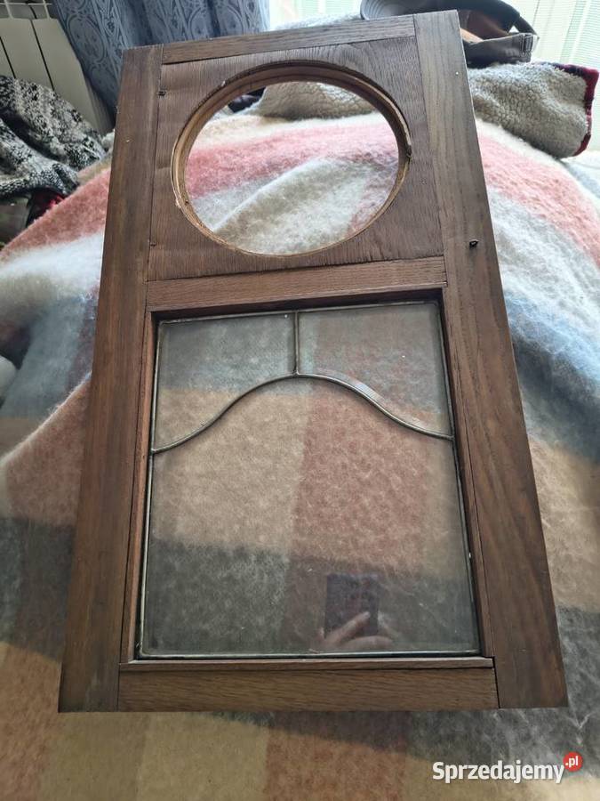 Witraż drzwiczki do zegara Mława