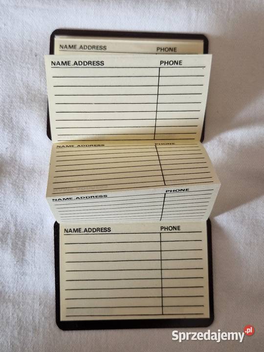 Mini notes do zapisywania numerów telefonów z Dla kobiet Warszawa sprzedam