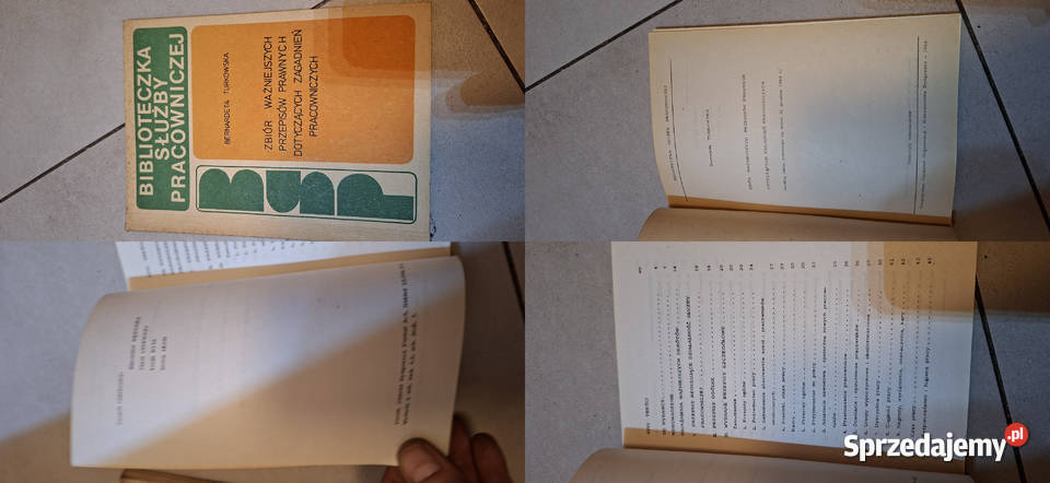 Zbiór przepisów prawa pracy PRL 1984 Unikat
