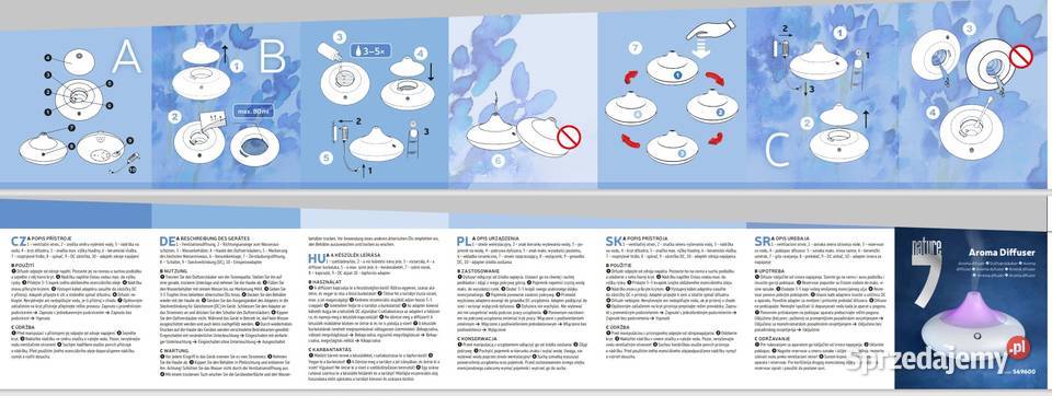 Aroma dyfuzor Zen odświeżacz nawilżacz EW010 Zamość