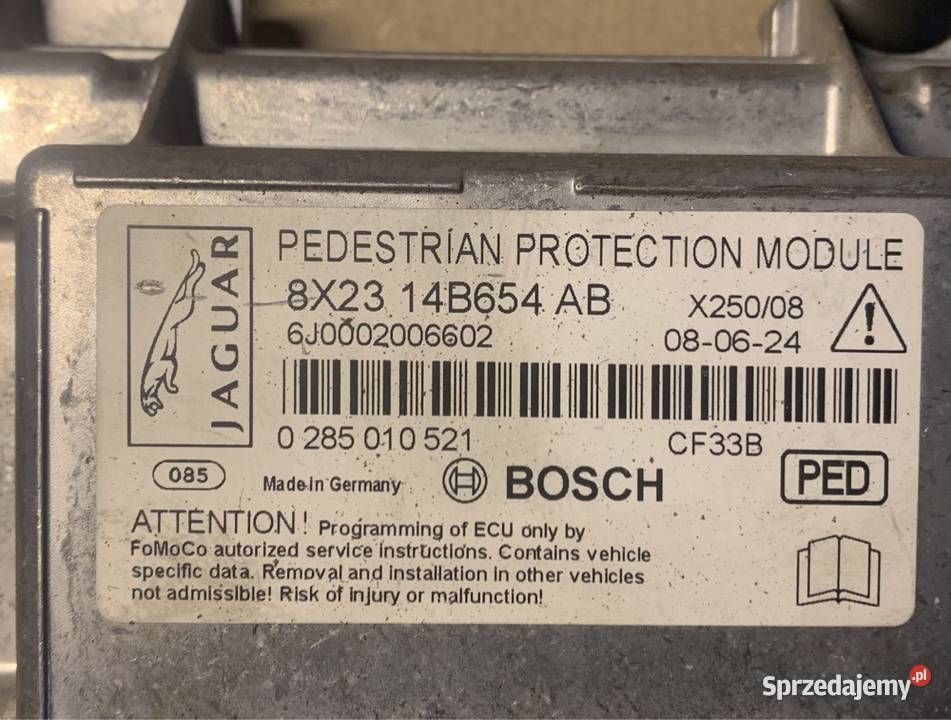 8X2314B654AB moduł sensor airbag jaguar xf x250 Szczecin