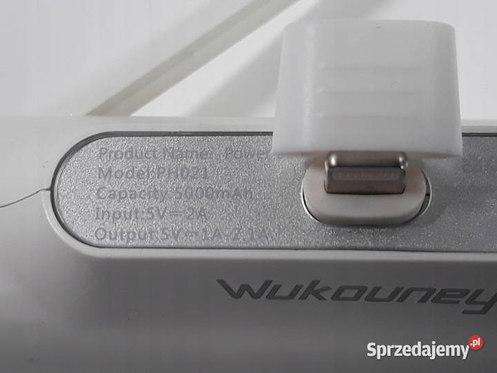 Powerbank Wukouney 5000 mAh biały sprzedam