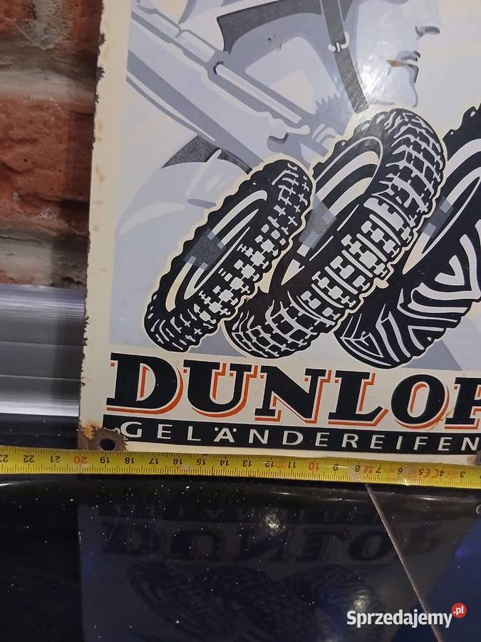 Tablica 3 rzesza antyk dunlop reklamq śląskie Bytom sprzedam