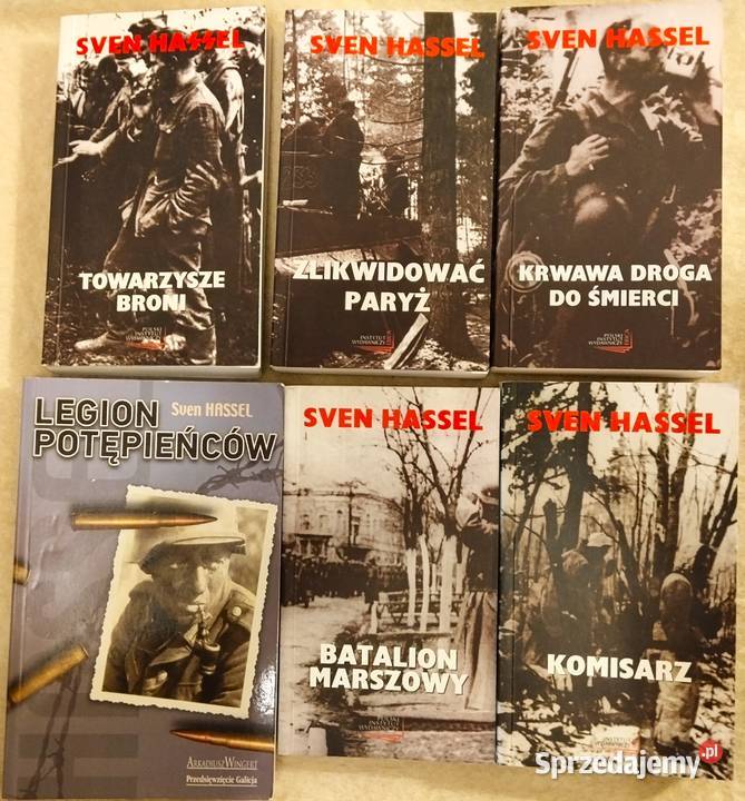 Sven HASSEL Legion PARYŻ Krwawa droga Komisarz miękka sprzedam