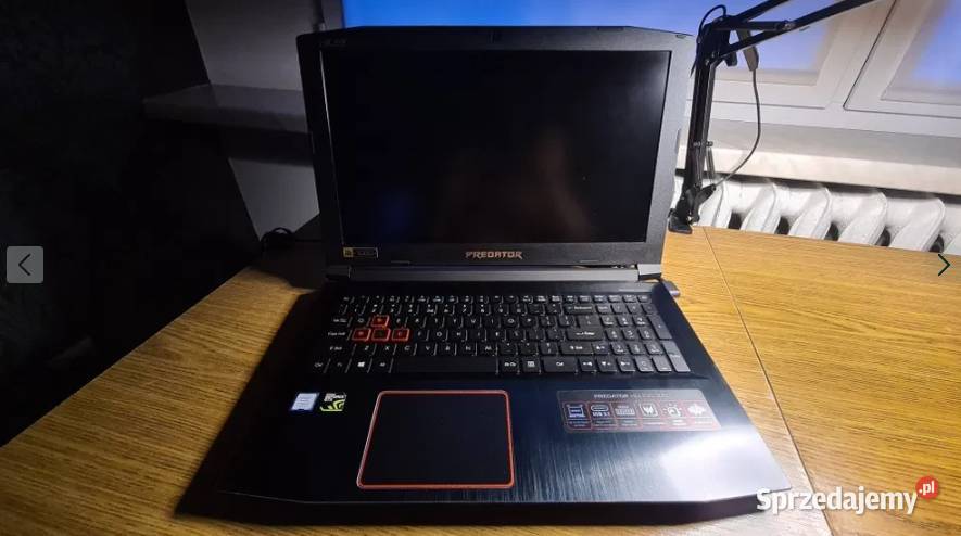 Acer Predator i77700HQ GTX 1060 6GB 156 FHD IPS Taktowanie 3800 Przemyśl