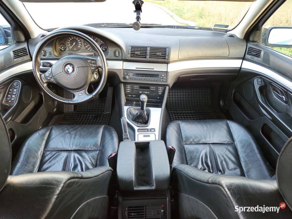 BMW E39 528i 1999 28 benzyna sedan granatowa 193KM Września sprzedam