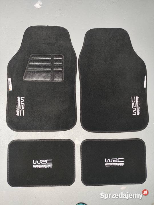 WRC dywaniki welurowe oryginalne samochodowe FIA sprzedam