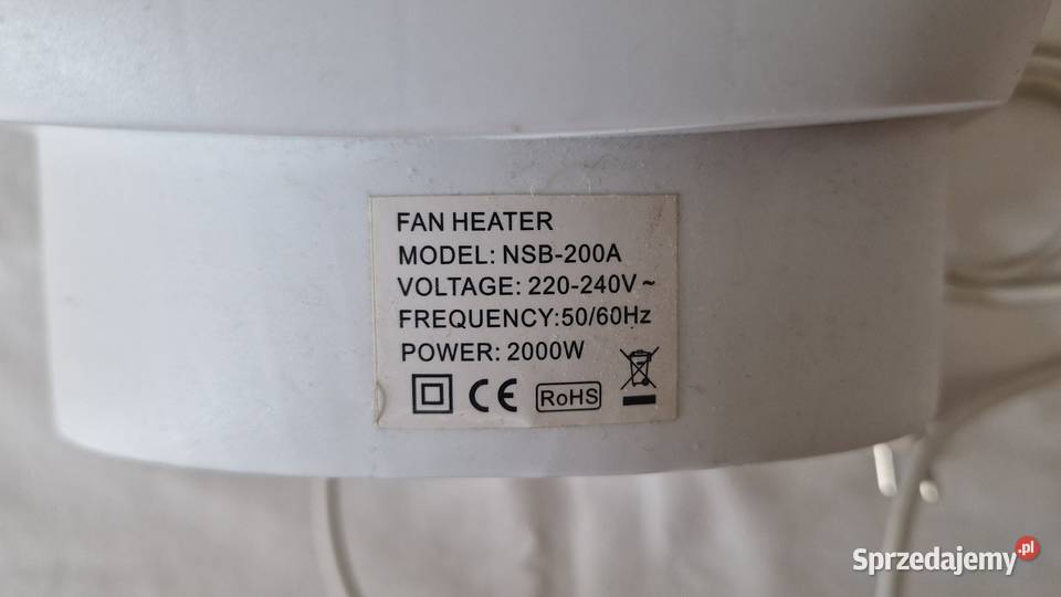 Grzejnik termowentylator Jasun 1000W2000W Warszawa