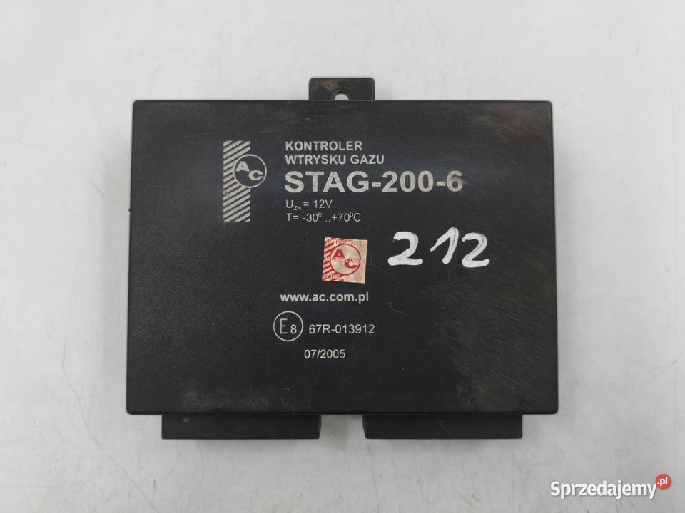 Sterownik Komputer Centrala Gazu AC STAG2006 Wyszków