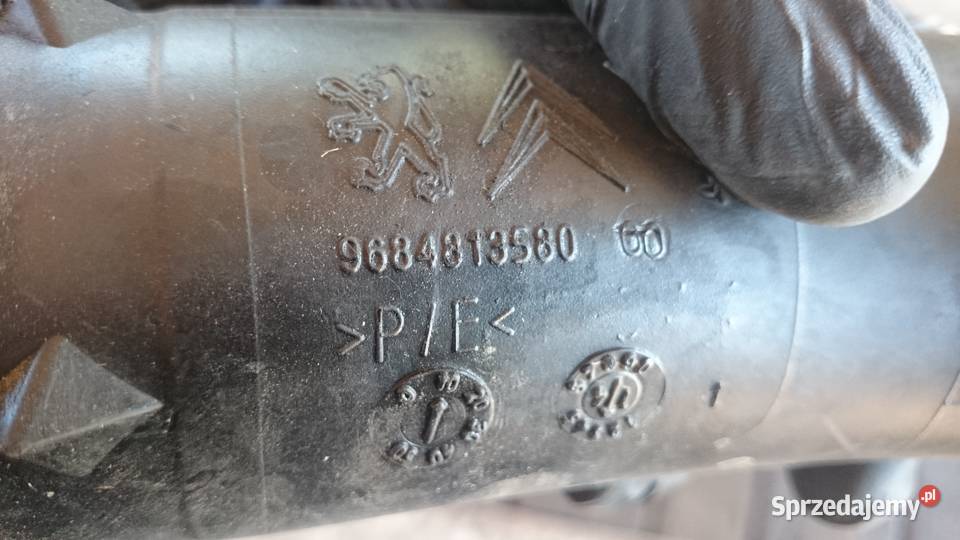 Dolot rura powietrza do filtra Peugeot 207 208