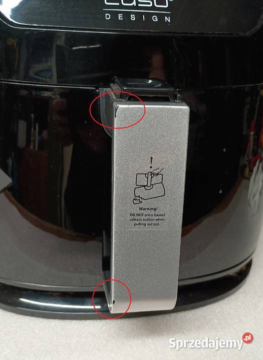 Frytkownica beztłuszczowa air fryer CASO AF250 Dom i Ogród Mirosławiec