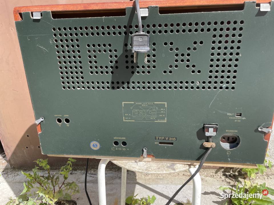 DUX V316 stare szwedzkie radio lampowe Pruszcz Gdański