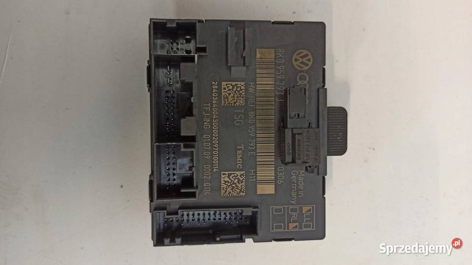 MODUŁ STEROWNIK DRZWI A4 B8 8K0959793J