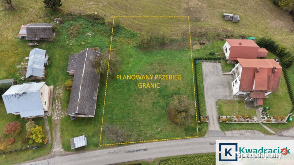 Ogłoszenie grunt Bezmiechowa Górna 1800m2 podkarpackie