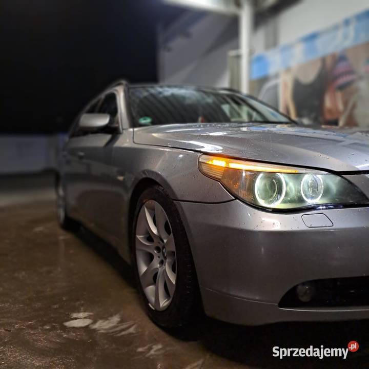 BMW e61 25 diesel 200 koni skóry xenon