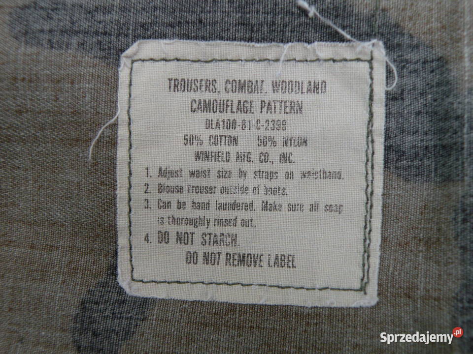 Spodnie bdu woodland small long 81r Wrocław sprzedam