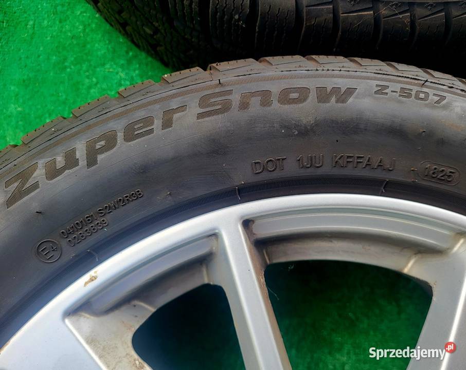 Alufelgi 4 koła Toyota 17 5x114 opony zima Kraków