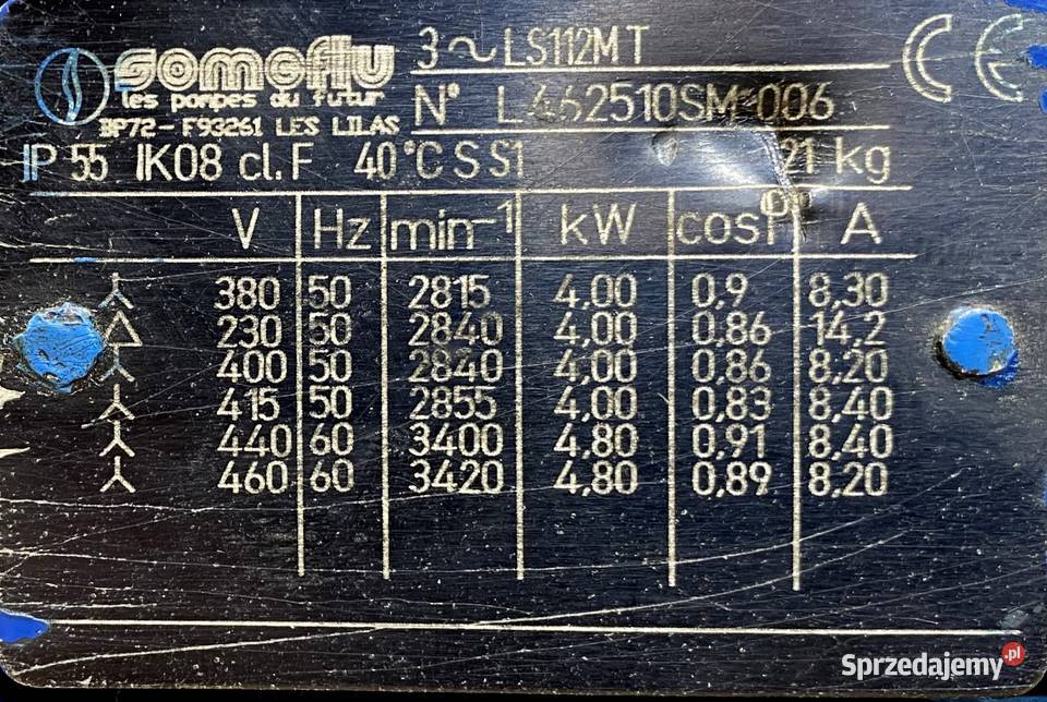 pompa HMIN 50150 4kW 2840obr Pozostałe Pigża