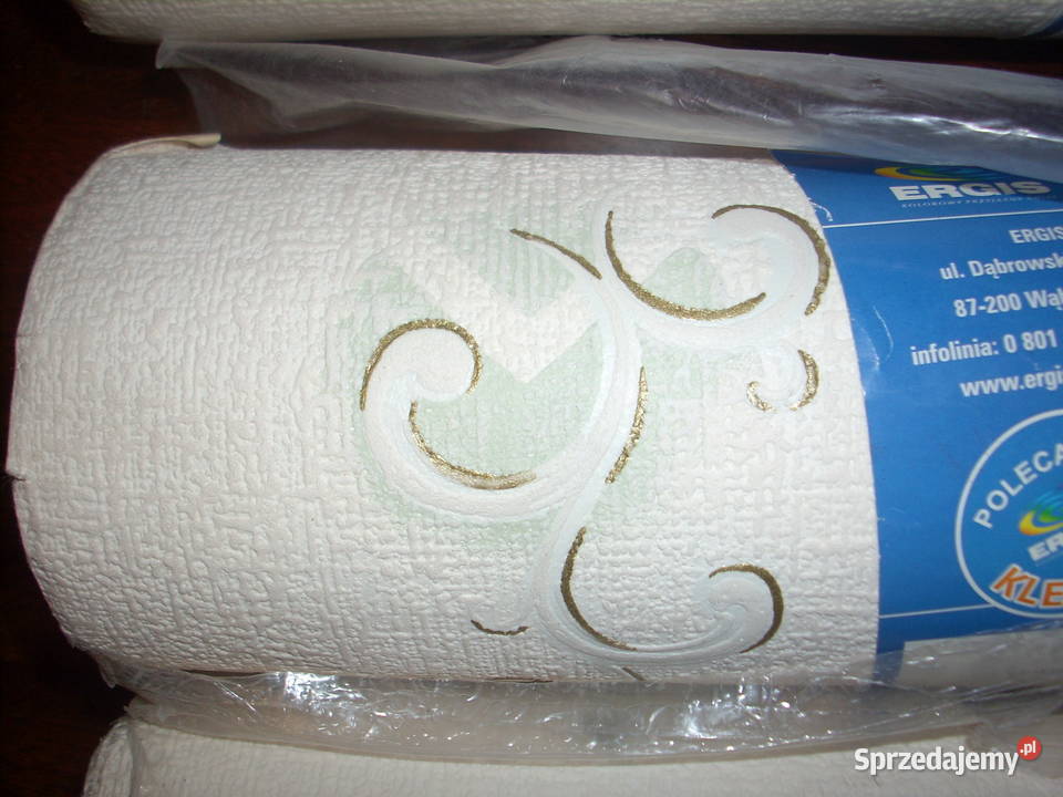 Tapety ścienne winylowe polskie 4 rolki Lublin sprzedam