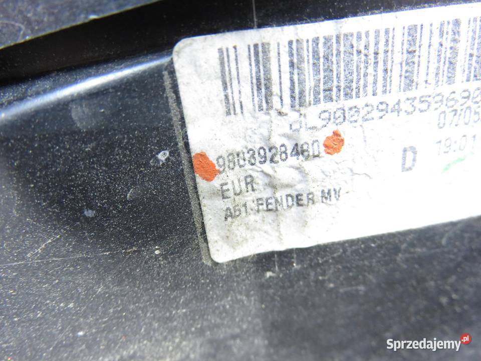 LAMPA PRAWA TYLNA CITROEN C3 II SC 9803928480