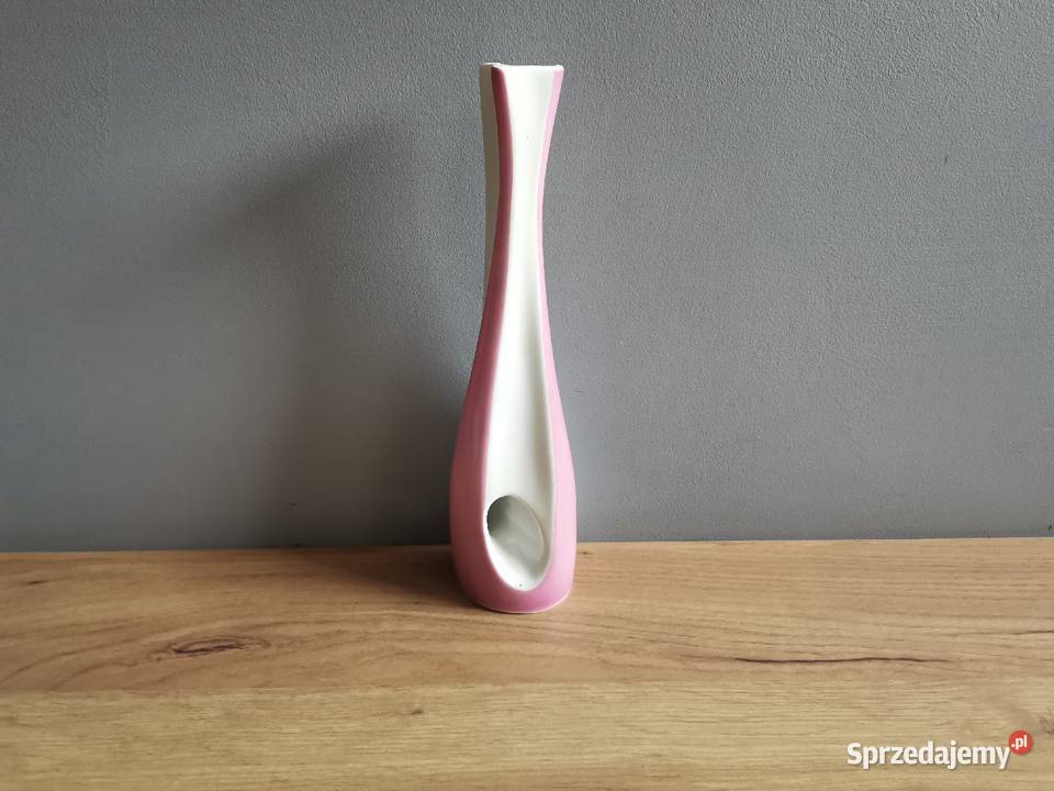 Stary wazon z dziurką porcelana Bogucice Porcelana i szkło Siemianowice Śląskie