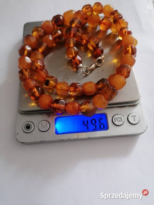 Naszyjnik Bursztyn Rękodzieło Vintage Białystok