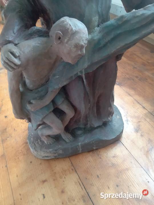 Stara figura tarakota sygnowana Gdów sprzedam