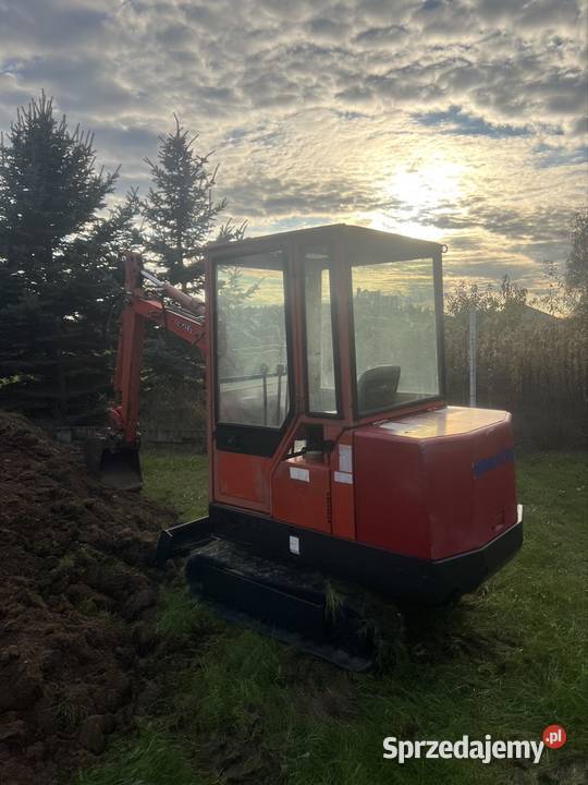 Minikoparka koparka Fai 212 Komatsu 1500 podkarpackie Mielec